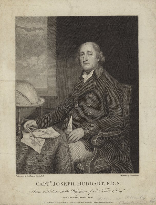 Capitaine Joseph Huddart - John Hoppner