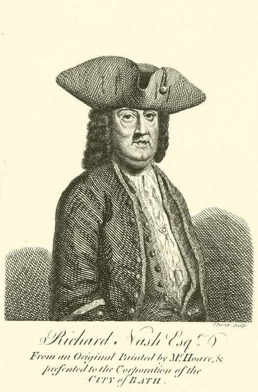 Richard Nash, connu sous le nom de Beau Nash, dandy gallois, joueur et maître de cérémonie à Bath - John June