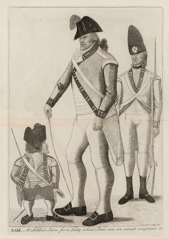 Sam McDonald, soldat écossais et homme fort connu sous le nom de Big Sam - John Kay