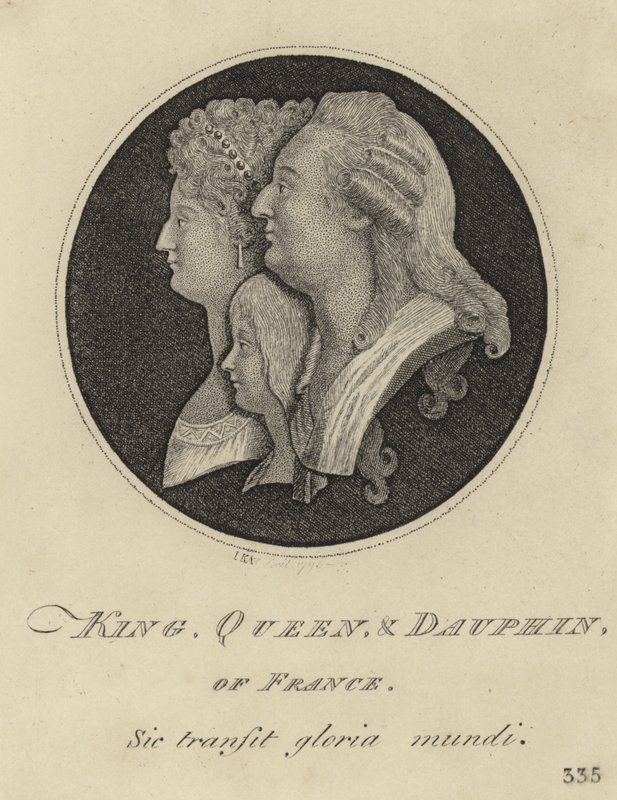 Le roi, la reine et le dauphin de France - John Kay