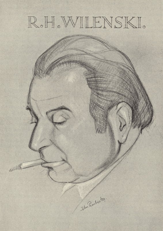 R H Wilenski, critique d