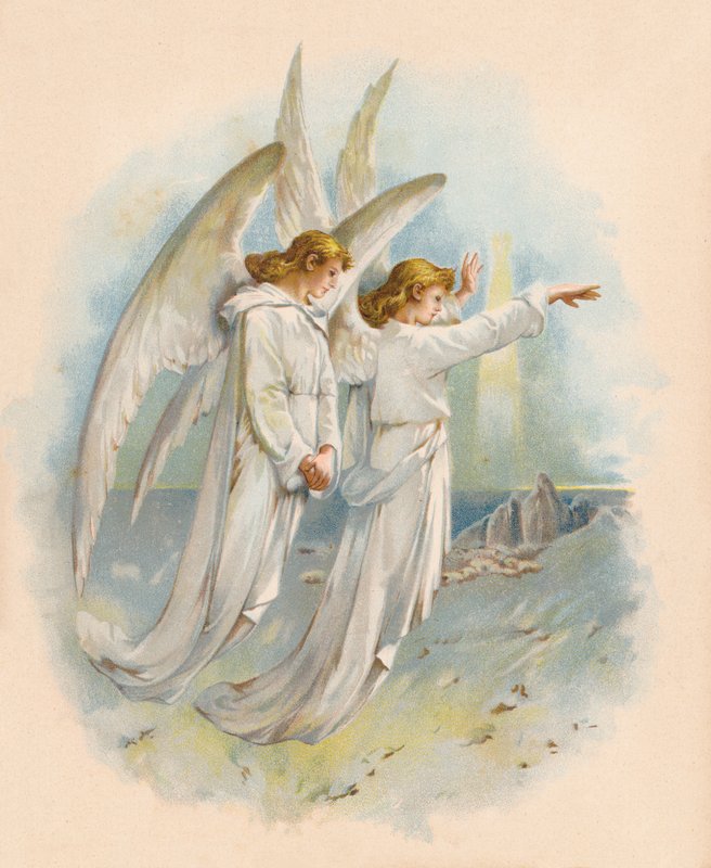 "Gloire à Dieu au plus haut des cieux" (lithographie en couleur) - John Lawson