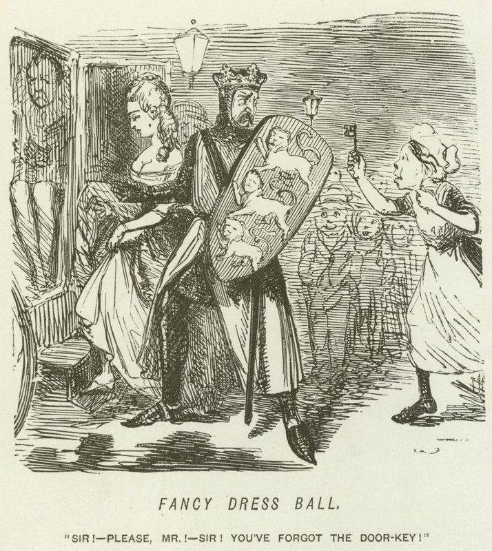 Bal costumé - John Leech