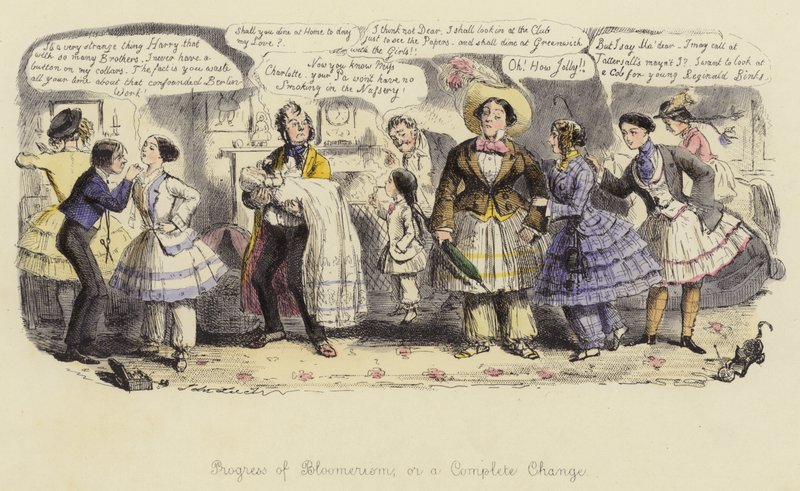 Progrès du Bloomerisme, ou un changement complet - John Leech