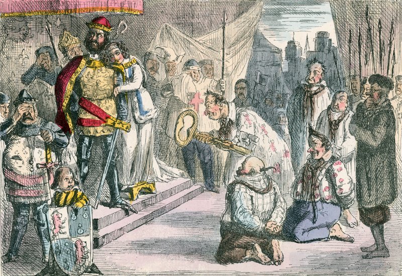 La reine Philippa intercédant auprès d