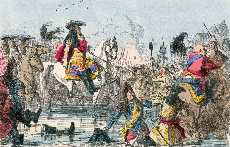 La bataille de la Boyne - John Leech