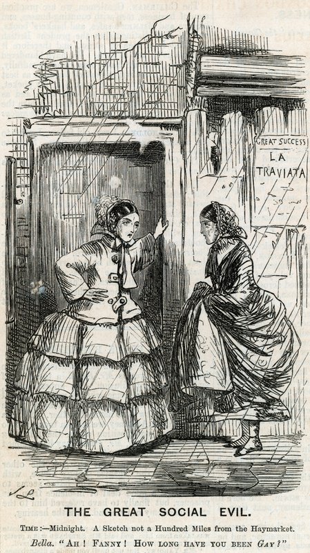 Le grand mal social (gravure) - John Leech