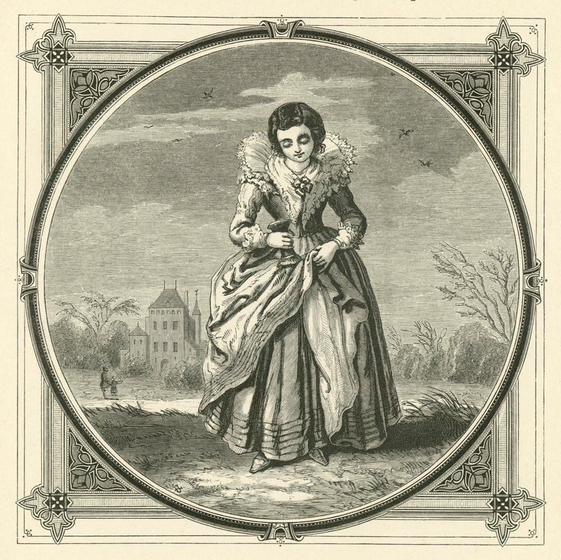 Personne ne peut nettoyer sa robe de la tache, mais une souillure restera (gravure) - John Leighton