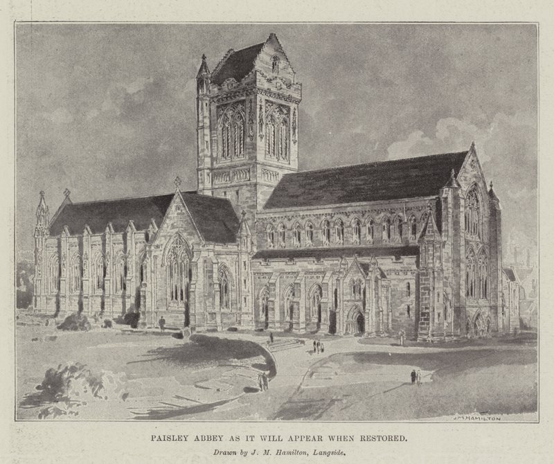 Abbaye de Paisley telle qu