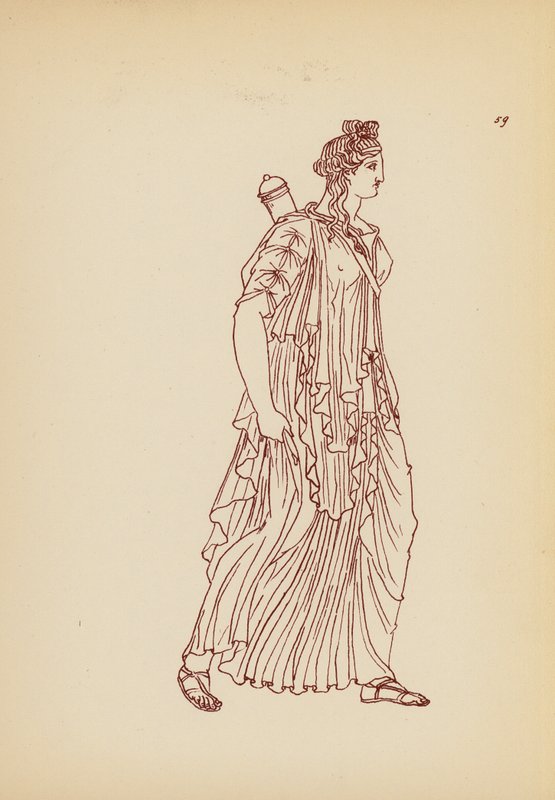 Costume féminin grec ancien - John Moyr Smith