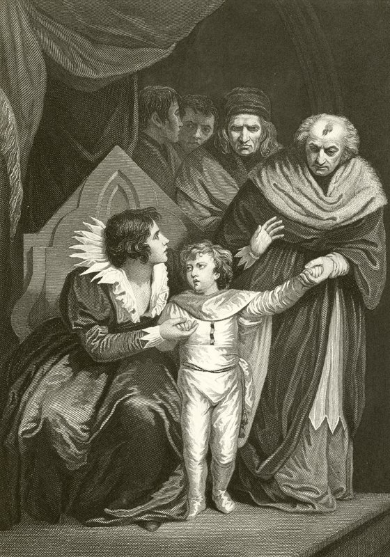 Élisabeth Woodville rendant son fils - John Opie