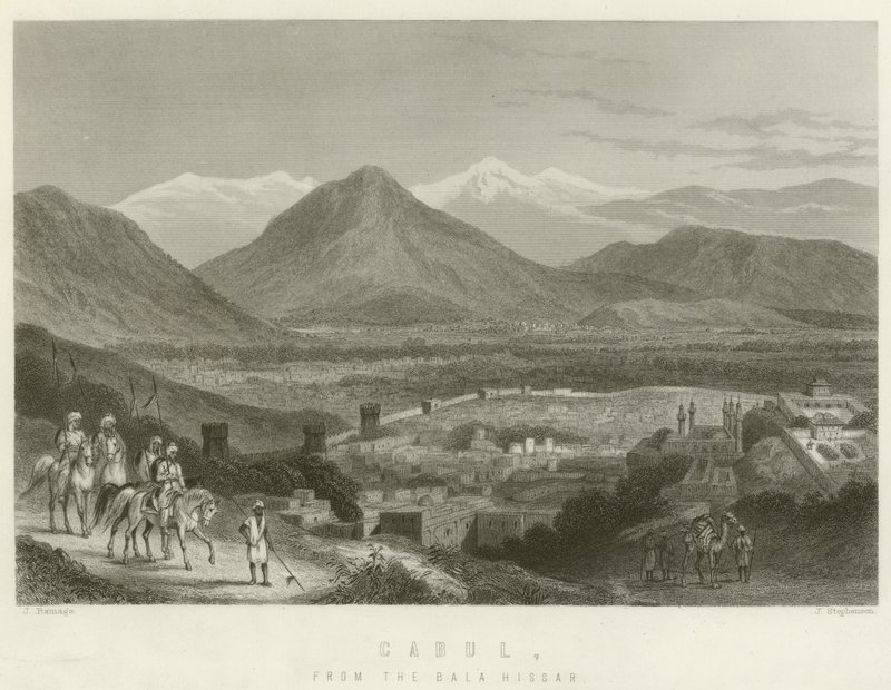 Kaboul, depuis le Bala Hissar - John Ramage