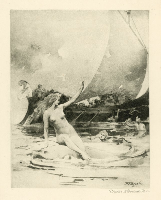 Illustration pour les poèmes de Catulle - John Reinhard Weguelin