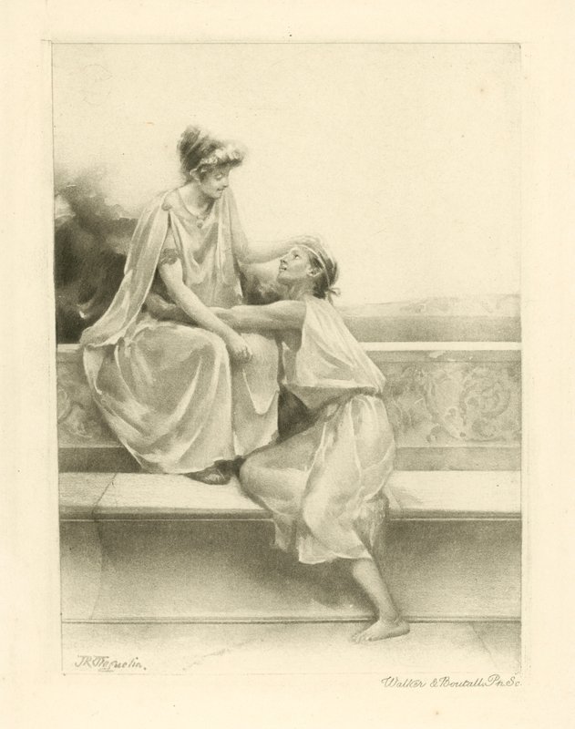 Illustration pour les poèmes de Catulle - John Reinhard Weguelin