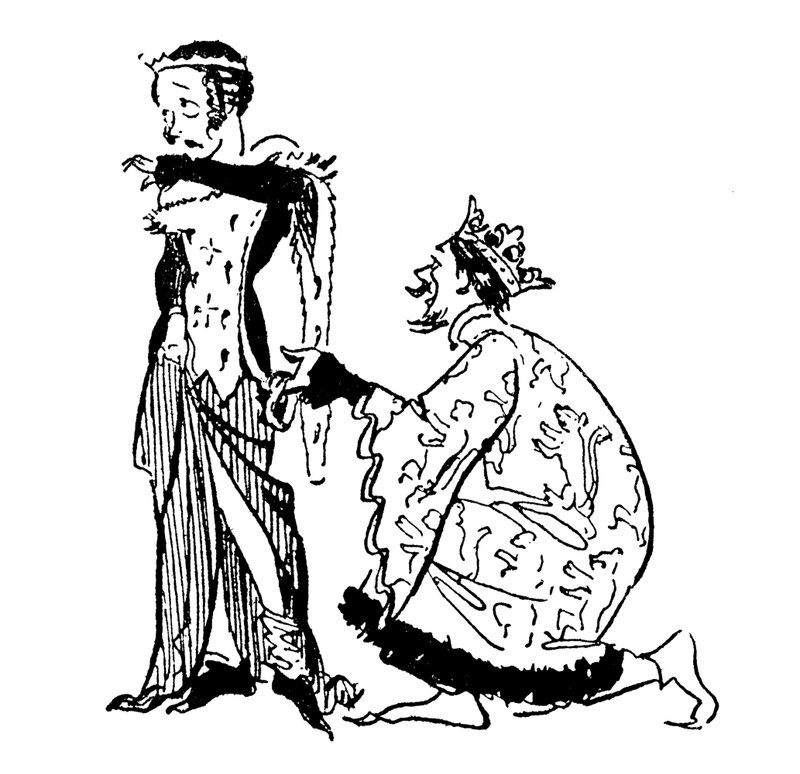 Le roi Édouard III et la jarretière - John Reynolds