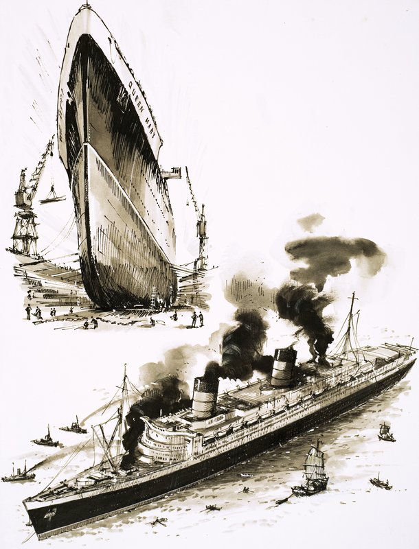 Les grands bateaux à vapeur : Les reines de l