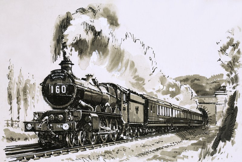 La célèbre classe de locomotives à vapeur 4-6-0 "Castle" utilisée par la Great Western - John S. Smith