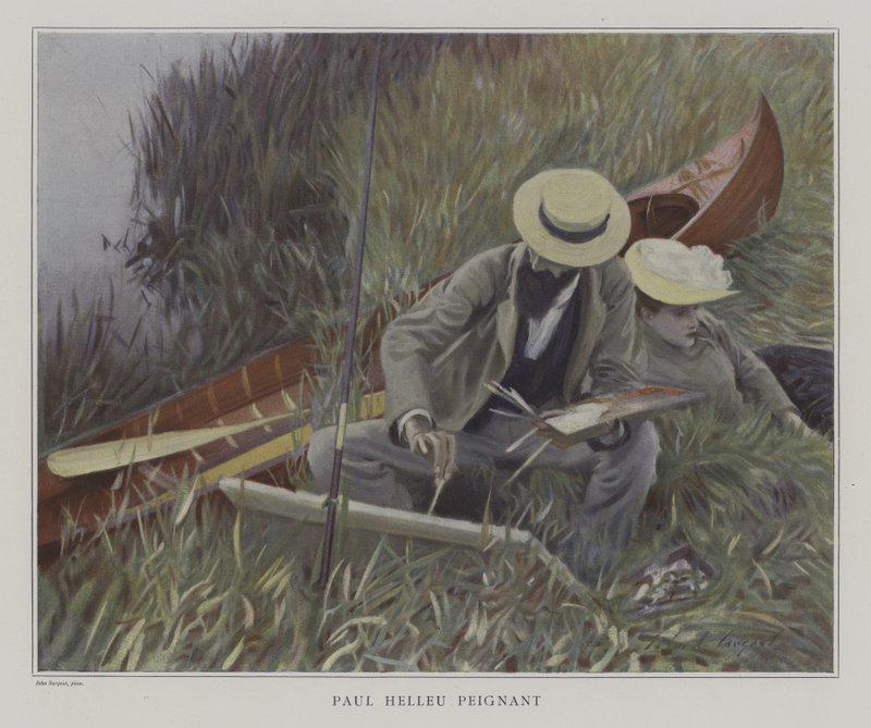 Paul Helleu Peignant - John Singer after Sargent