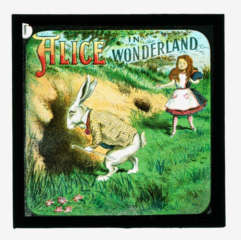 Alice au pays des merveilles, diapositives colorées - John Tenniel