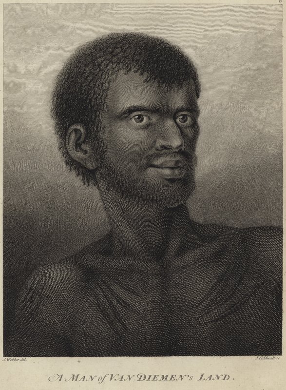 Un homme de la Terre de Van Diemen - John Webber