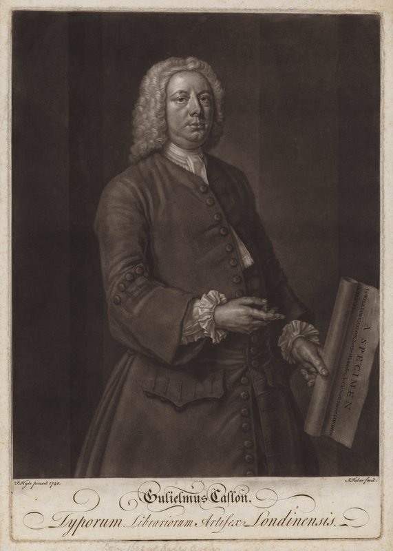 William Caslon, typographe anglais - John the younger Faber