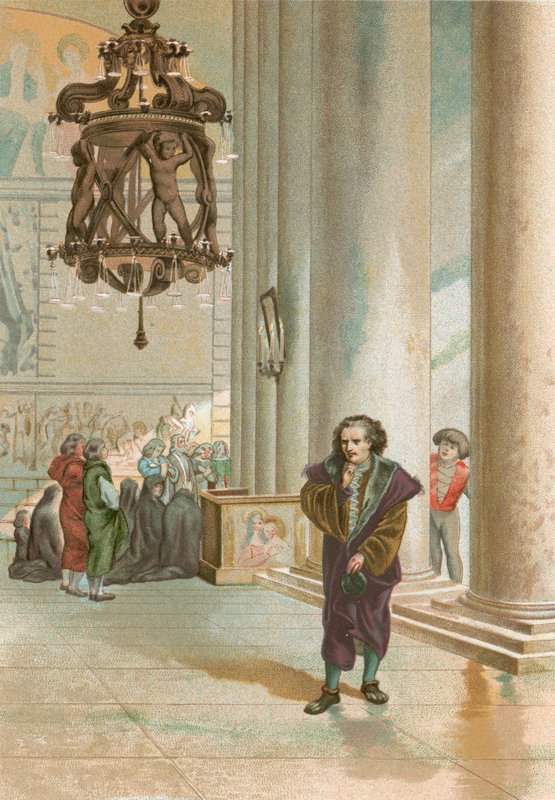 Galilée dans la cathédrale de Pise - Josep or Jose Planella Coromina