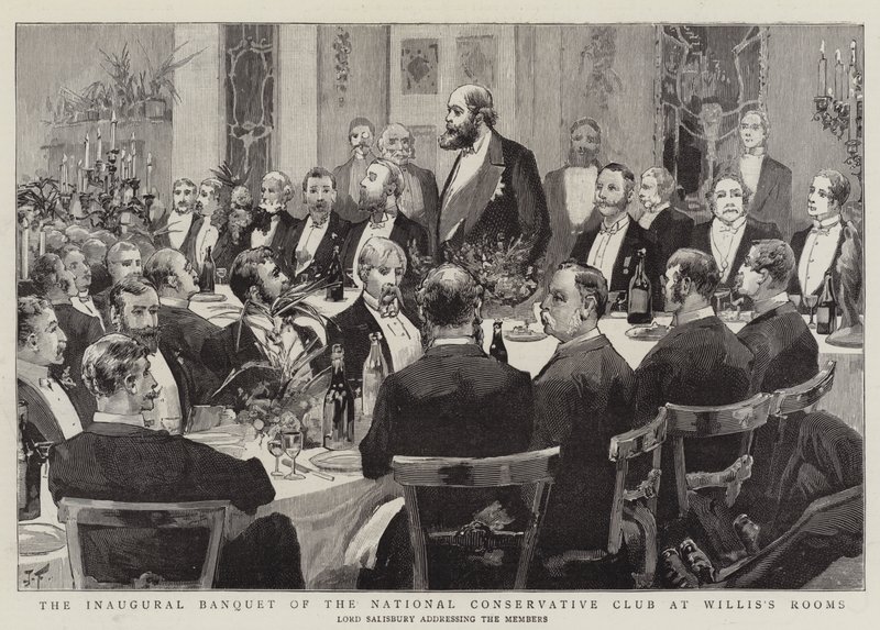 Le Banquet inaugural du National Conservative Club aux salles de Willis - Joseph Finnemore