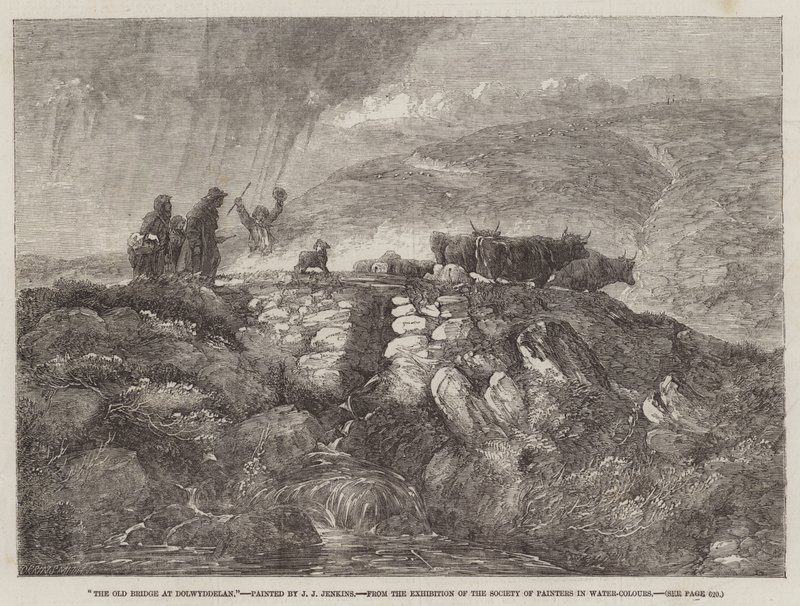 Le vieux pont à Dolwyddelan, de l