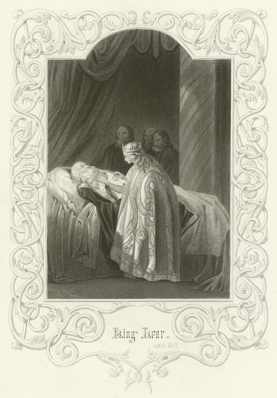 Le Roi Lear, Acte IV, Scène VII - Joseph Kenny Meadows