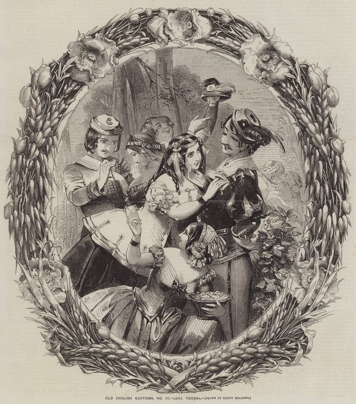 Vieilles coutumes anglaises, jetons d