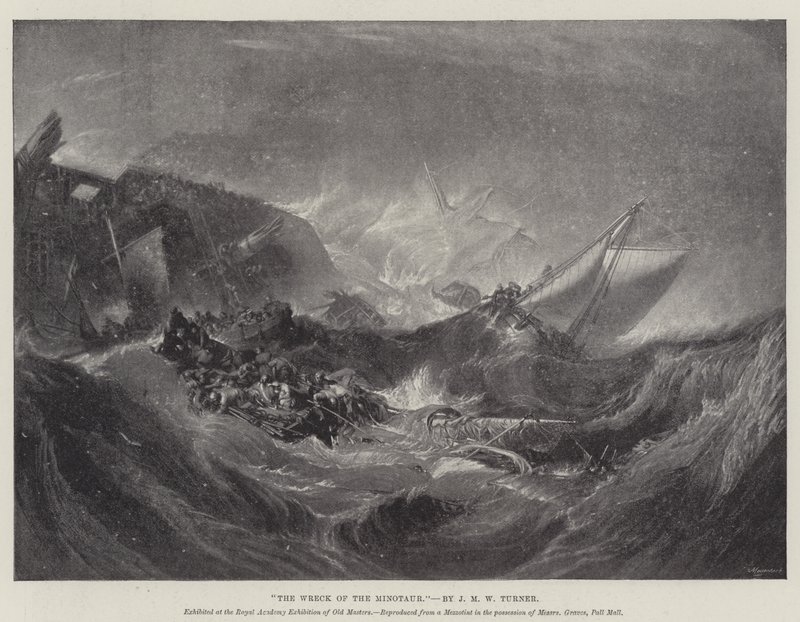 Le naufrage du Minotaure - Joseph Mallord William Turner