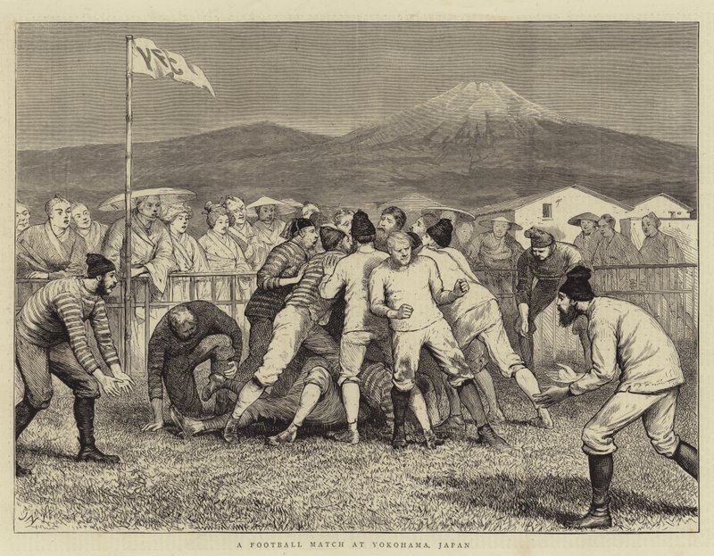 Un match de football à Yokohama, Japon - Joseph Nash