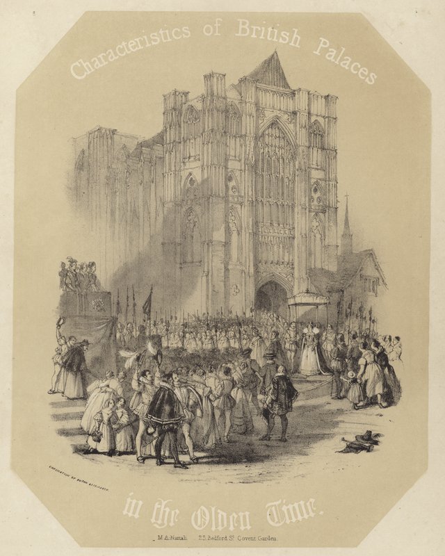 Couronnement de la reine Elizabeth I - Joseph Nash