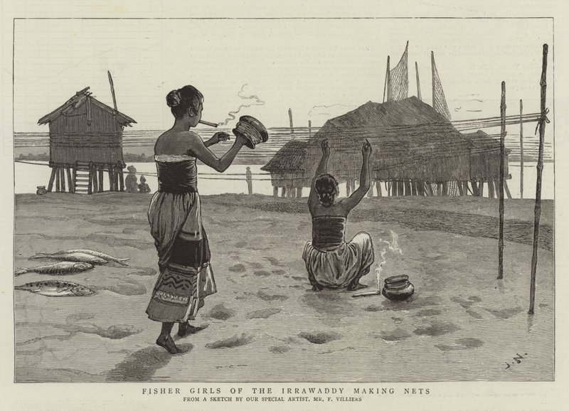 Filles pêcheuses de l