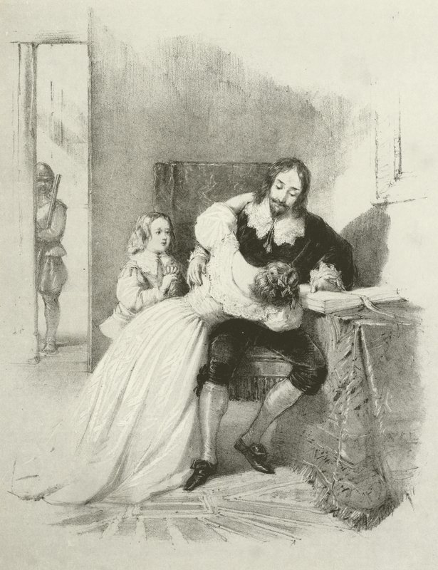 Le roi Charles Ier se séparant de ses enfants - Joseph Nash
