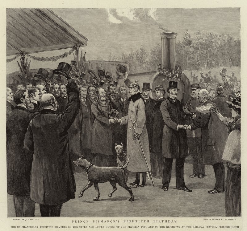 Le quatre-vingtième anniversaire du Prince Bismarck - Joseph Nash