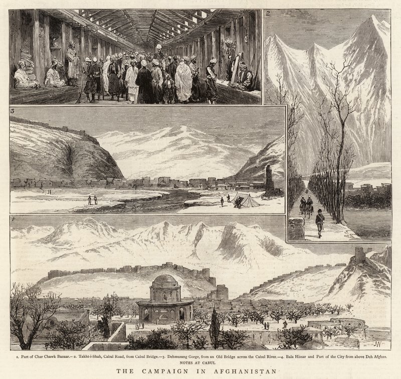 La campagne en Afghanistan - Joseph Nash