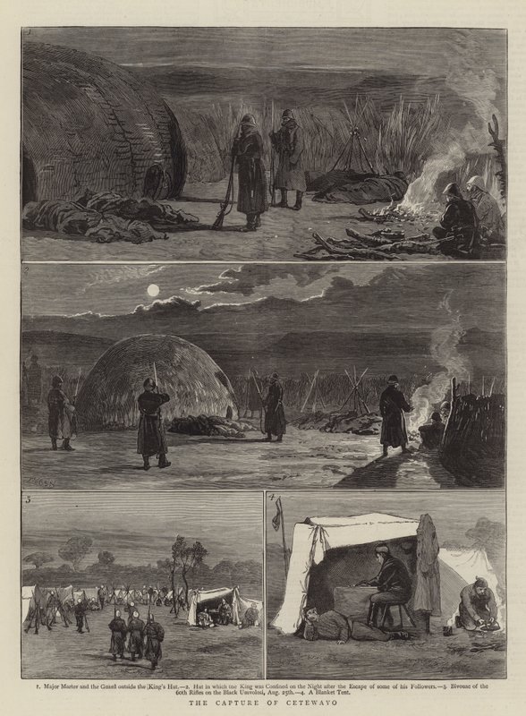 La capture de Cetewayo - Joseph Nash