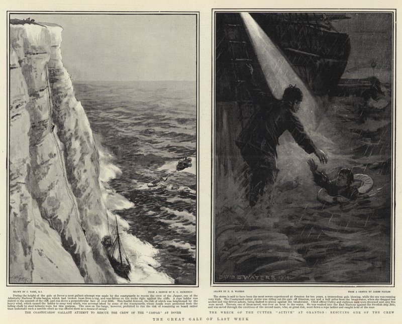 La Grande Tempête de la semaine dernière - Joseph Nash