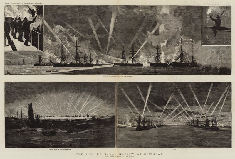 La revue navale du jubilé à Spithead - Joseph Nash