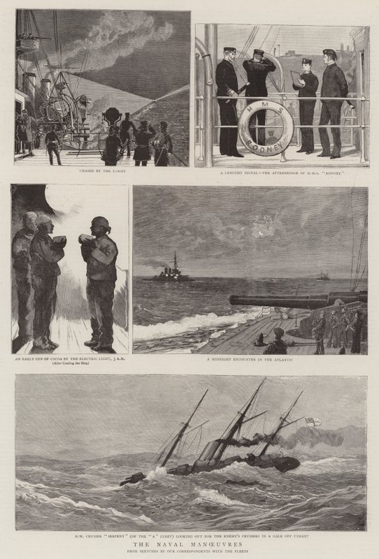 Les Manœuvres Navales - Joseph Nash