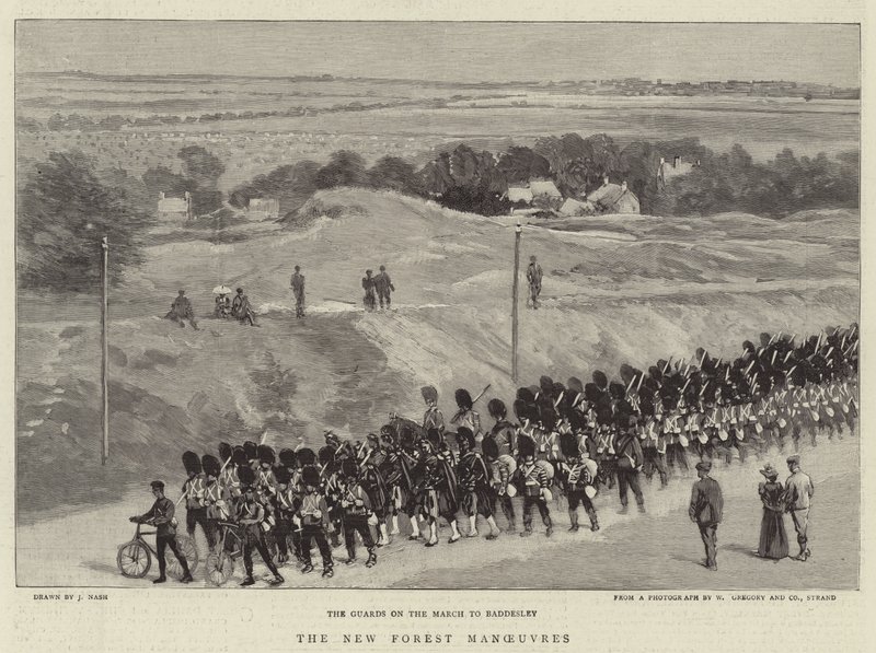 Les manœuvres de la New Forest - Joseph Nash