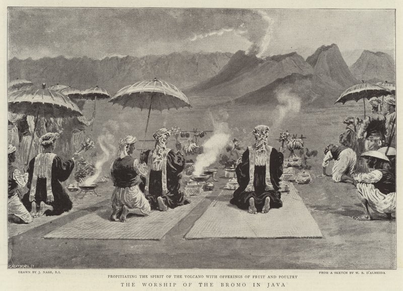 Le culte du Bromo à Java - Joseph Nash