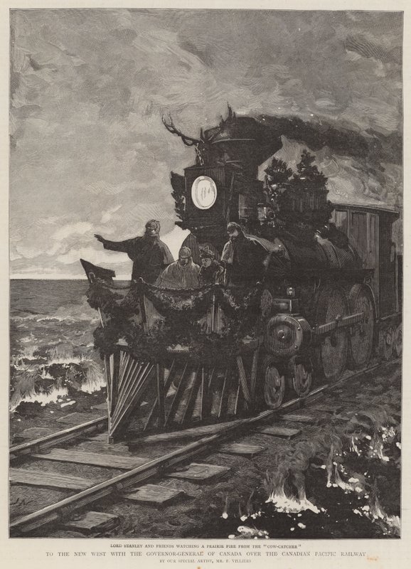 Vers le Nouveau-Ouest avec le Gouverneur général du Canada sur le chemin de fer canadien du Pacifique - Joseph Nash