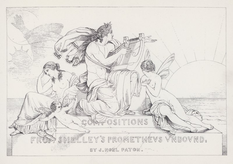 Prométhée délivré de Shelley - Joseph Noel after Paton