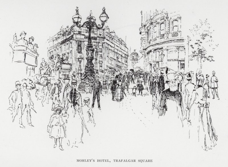Hôtel Morley, Trafalgar Square - Joseph (after) Pennell