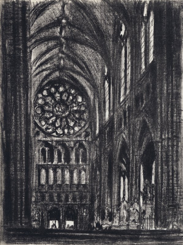 Le Transept, Westminster - Joseph (after) Pennell