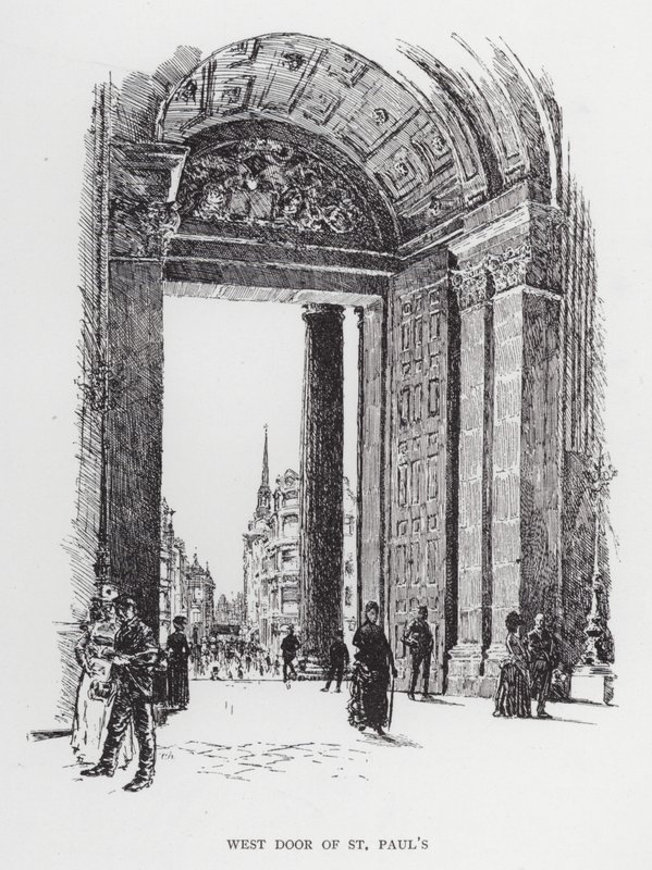 Porte Ouest de St Paul - Joseph (after) Pennell
