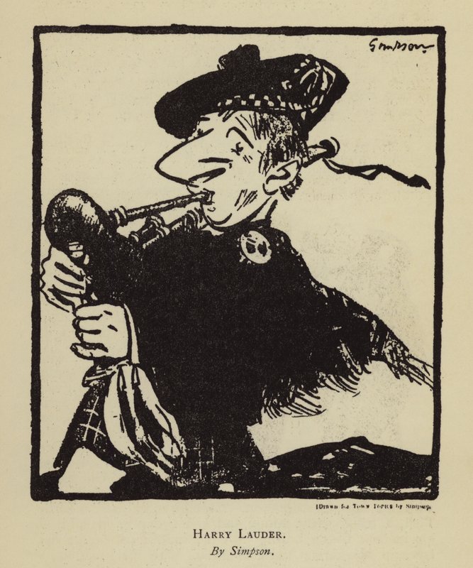 Harry Lauder, chanteur et comédien écossais - Joseph (after) Simpson