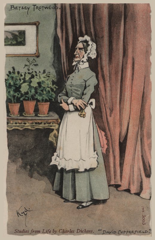 Betsey Trotwood, David Copperfield - Joseph Clayton  Clarke
